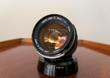 Canon FL 55mm f/1.2 1:1.2 obiektyw klasyka analog