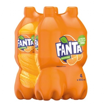 Napój Fanta pomarańczowa 4x850 ml