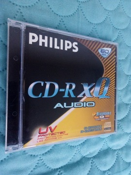 PŁYTA  AUDIO  PHILIPS  CD-R  XQ  80min NOWA UNIKAT