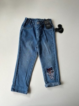 Spodnie jeansowe Myszka Mickey 92 cm 