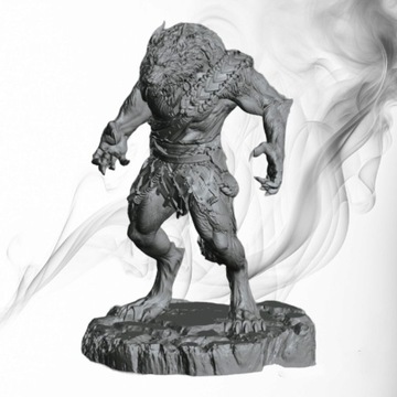 Figurka druk 3D żywica " Werewolf Fantasy " - 10cm