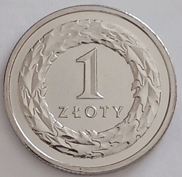 1zł złoty 2014 r. mennicza