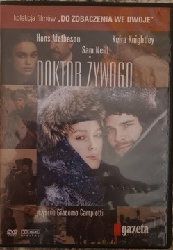 Doktor Żywago dvd Hans Matheson, Keira Knightley