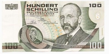 Banknoty Austria 100, 50, 20 szylingów 3 szt.