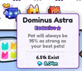 Dominus Astra Pet simulator 99