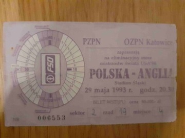 POLSKA - ANGLIA 1993