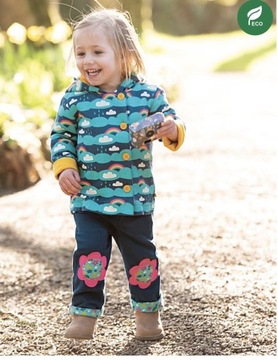 Bluza kaptur ciepła Frugi 68-80 6-12