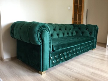 Sofa, kanapa pikowana w stylu chesterfield, loft 