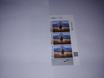 3 znaczek pocztowy Ruski wojenny okręt F Ukraina
