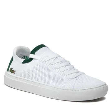 LACOSTE  La Piquee biało zielone j.NOWE - 43