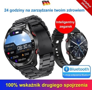 Smartwatch ELEGANCKI SPORTOWY TELEFON SMS EKG HIT!