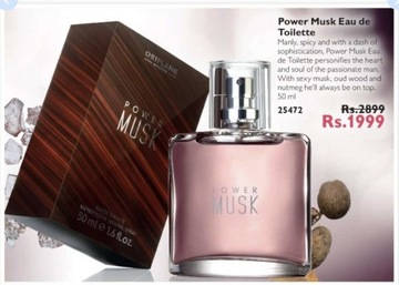 ORIFLAME Woda toaletowa Power Musk - Folia UNIKAT!