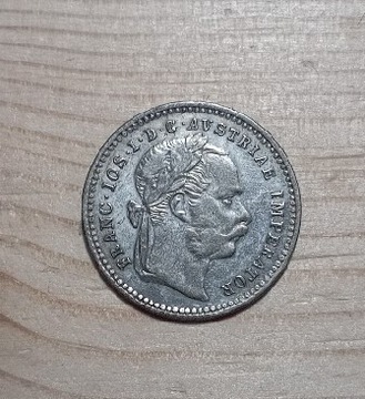 10 krajcarow  srebro 1872