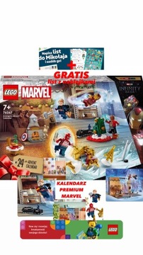 LEGO MARVEL kalendarz adwentowy PREMIUM SpiderMan