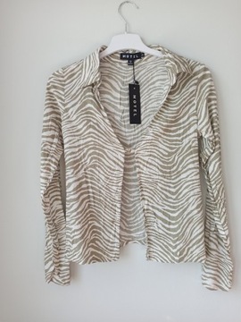 Bluzka koszulowa zebra Motel vintage style