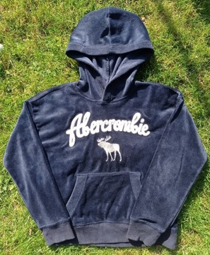 Welurowa bluza Abercrombie 7/8 lat