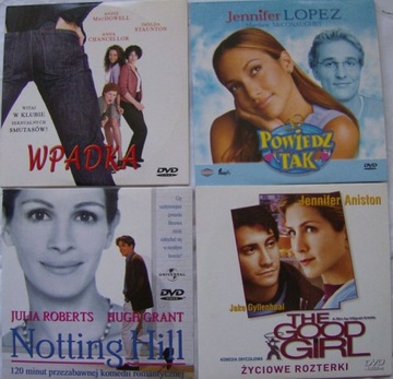 4 płyty DVD z filmami