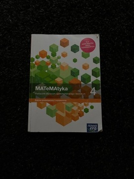 Podręcznik Matematyka 4 (zakres rozszerzony i podstawowy/Nowa ERA)