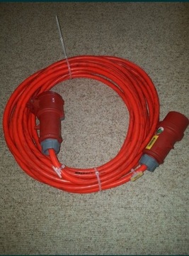 Kabel przewód H07BQ-F 5x2,5mm2 10m 16A Mennekes 