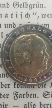 2 euro 2001 Monako 