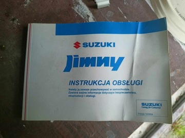 Instrukcja Obsługi Suzuki Jimny.
