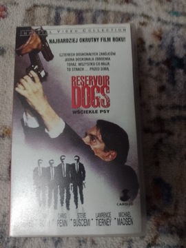 VHS wściekłe psy Tarantino 