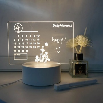 Kreatywna lampka nocna LED-kalendarz USB PREZENT