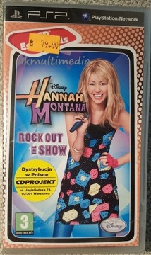 Hannah Montana: Rock Out The Show PSP folia