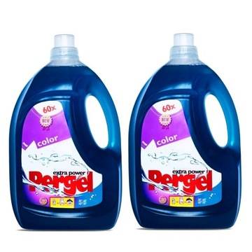 Żel do prania Pergel 3L | Kolor | x 2 | 120 prań