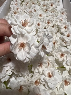 Kwiat wiśni Biały (1 szt.) mydło flower box