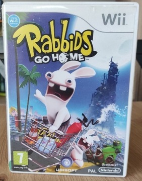 Rabbids Go Home Nintendo Wii CIB 3xA