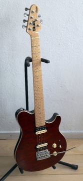 Gitara elektryczna Sterling Axis SUB czerwona