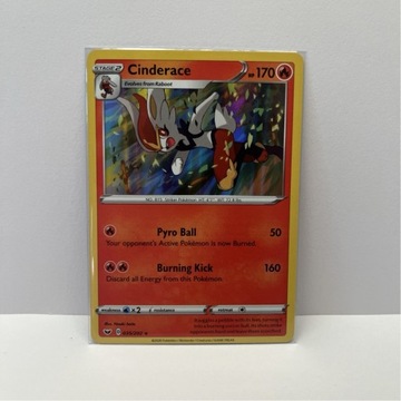 Karta Pokemon TCG Cinderace Sword & Shield