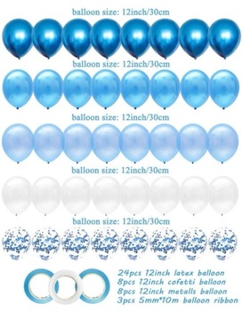 Zestaw balonów 40szt