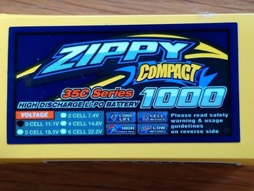 Pakiet Zippy 1000mAh 3s 35C