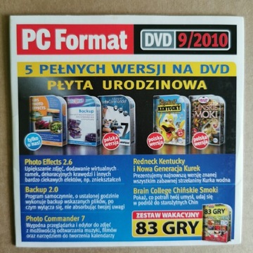 PC Format nr 9 2010 plyta DVD 
