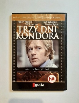 Trzy dni kondora - film DVD STAN niemal IDEALNY