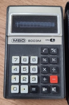 Kalkulator zabytkowy MBO 8003M antyk do kolekcji