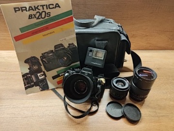 Praktica BX20s + 3 obiektywy Prakticar ZESTAW!