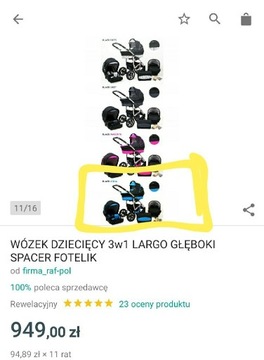 Wózek 3w1 Largo