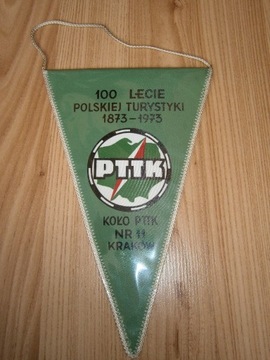 Proporczyk sportowy rajd PTTK 1973