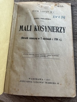 Mali Kosynierzy. Obrazek sceniczny 1917 rok