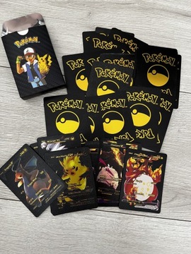Kolekcja 55 czarnych kart Pokemon