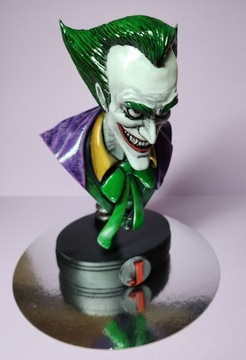 Joker fanart, druk 3D, figurka, ręcznie malowany