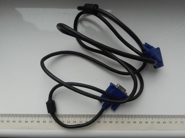 Kabel VGA, D-SUB, 1,75m - 175cm, SVGA, używany, sp