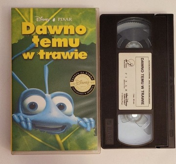 Dawno temu w trawie kaseta VHS Disney Pixar