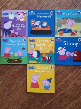 7 książeczek peppa pig po angielsku