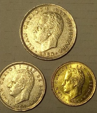 Zestaw monet Hiszpania Mundial 1982rok!!! Unikat