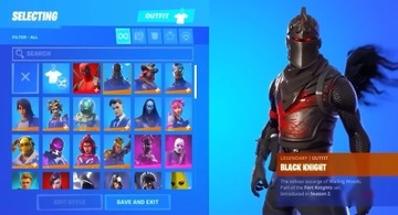 KONTO FORTNITE IKONIK BLACK KNIGHT OG SKULL GHOUL