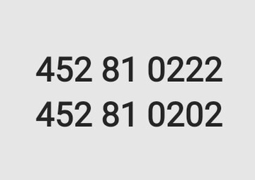 Numer telefonu (łatwe numery / złote numery)